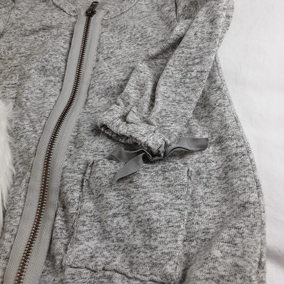 Niñas Talla 3 J. Chaleco y chaqueta de piel sintética con cremallera Crewcuts & Gymboree 2 piezas Lote Foto 2 de 4