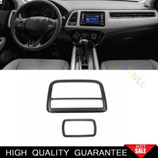 For Honda HR-V Vezel 2016-2022 Carbon Fiber Front Rear Reading Light Cover Trim