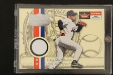 2001 Baseball Card Fleer Platinum National Patch Time #1 Edgardo Alfonzo Jersey