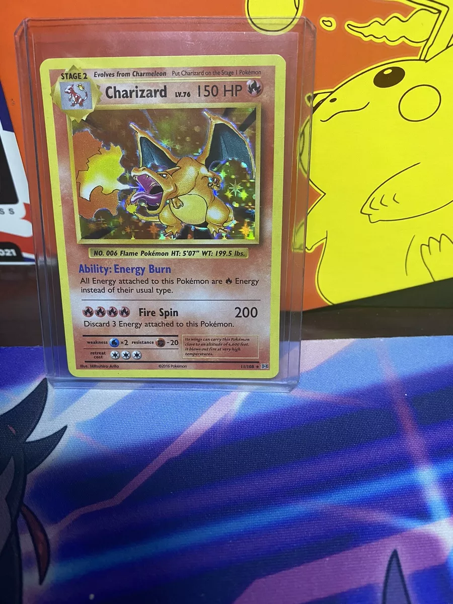 Charizard - XY Evolutions Set - 11/108 - Holo - Pokemon Card - Moderately  Played