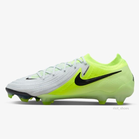 Nike Phantom GX 2 Elite FG Low-Top Metallic Silver Black Football Boot FJ2559-003