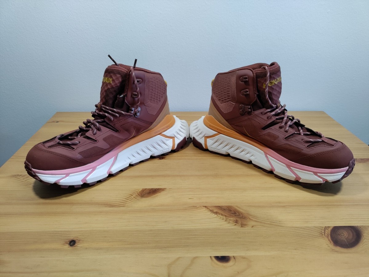 Hoka One One Tennine Hike GTX Women's Size 9.5 B Cherry Mahogany