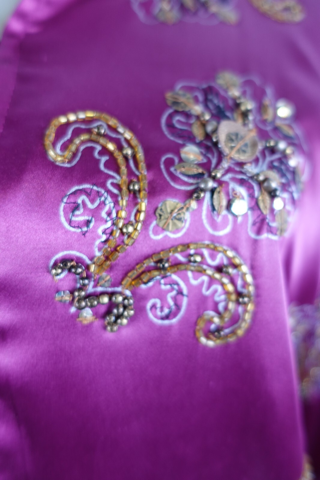 Chicos Women's Hook Loop Jacket Size 2 Jeweled Gy… - image 10