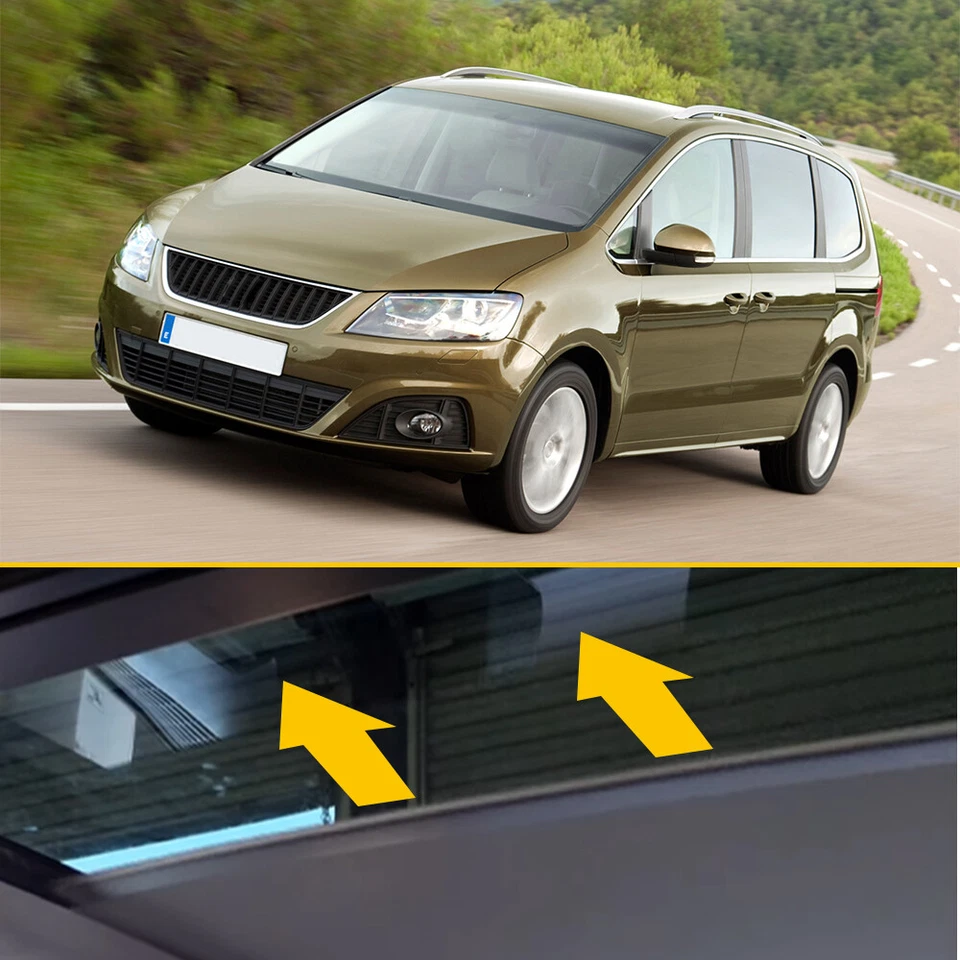 Panoramic Sunroof Sunshade Shade Curtain Cover For VW Golf Tiguan Audi Q5 Beige - Image 2 of 4