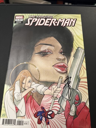 Peach Momoko Signed Amazing Spider-man 78 Variant 2021 Daughters Of The Dragon