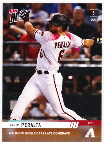2019 Topps Now 332 David Peralta