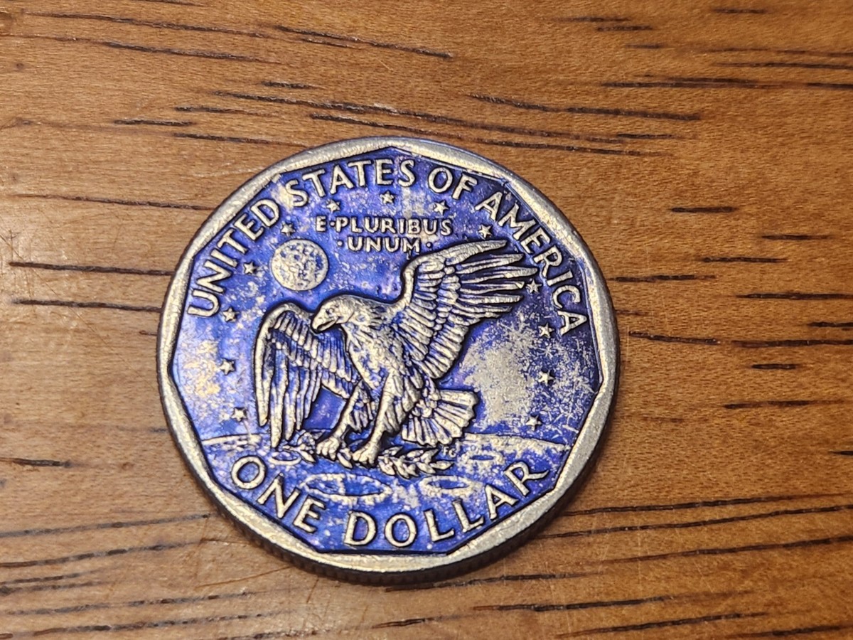 1979-S SBA$1 Susan B. Anthony DYKUM BLUE Dollar COIN, Rare | eBay