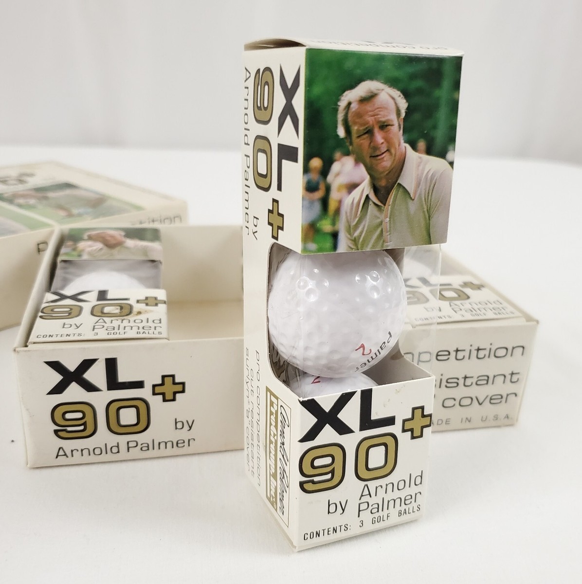 Vintage Arnold Palmer XL90+ Golf Balls (12) ProGroup Surlyn 