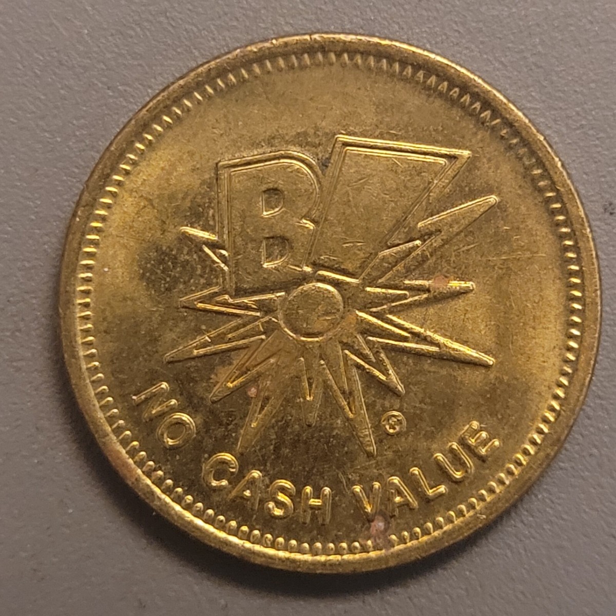 Vintage Boomers! Metal Token - B! - No Cash Value