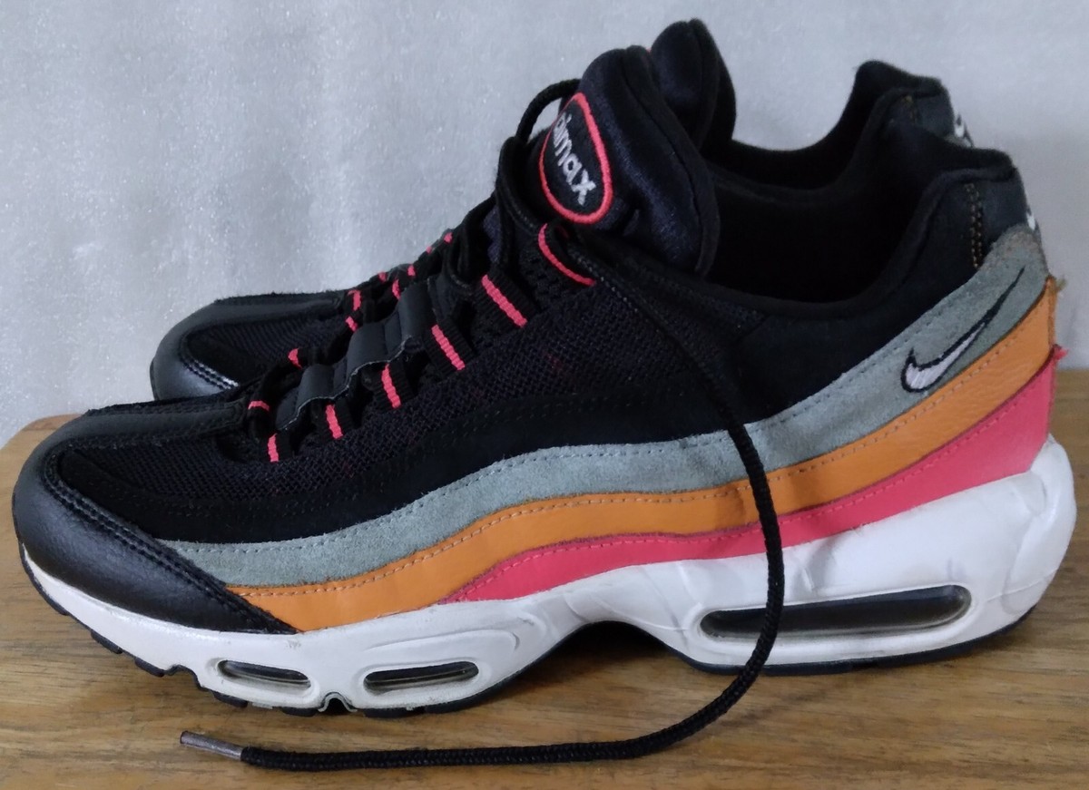 日本未入荷! Air Max 95 ESSENTIAL CASUAL SHOES Nike Air Max 95 Essential Black White Ocean Cube Kumquat
