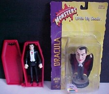 Universal Monsters Dracula Figure Burger King Dracula Complete w/ Coffin figure