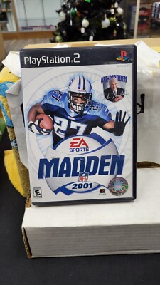 MADDEN NFL 2001 SONY PLAYSTATION 2 PS2 VIDEO GAME IN BOX NO MANUAL