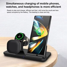 US 3In1 Fast Charger Charging Station For Samsung Galaxy Watch 8/Ultra/7 S25 S24