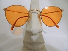 Vintage sunglasses 70's Optical Affairs 8000 Pantos Gold color Made in France