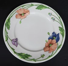 VILLEROY & BOCH AMAPOLA POPPY SALAD PLATE 8.25" GERMANY 1748 SEVERAL AVAILABLE