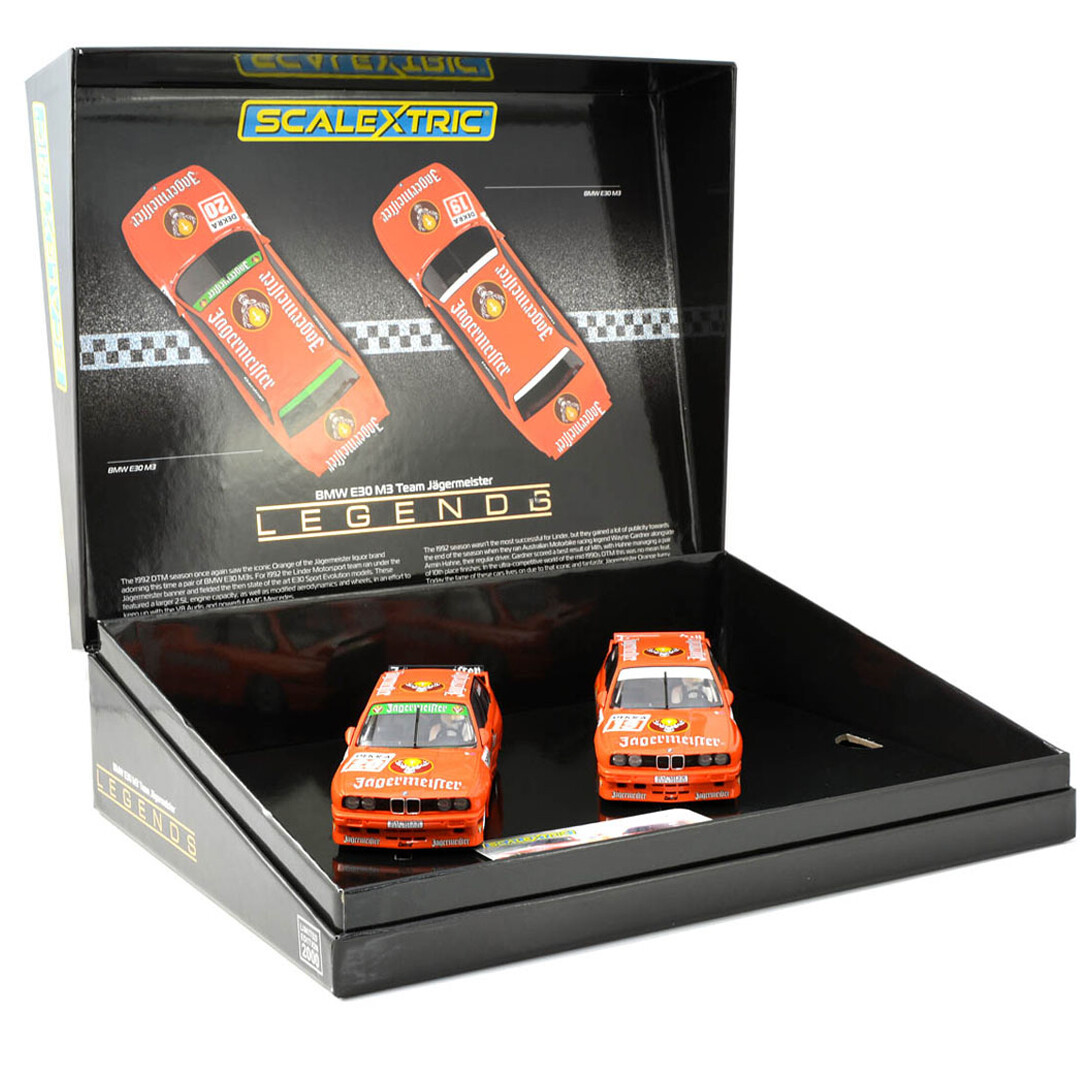 Scalextric C4110A BMW E30 M3 Team Jagermeister Limited Edition Set