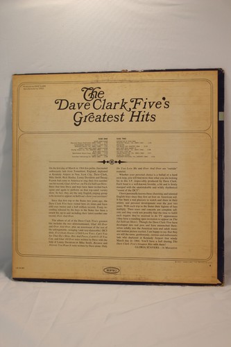 The Dave Clark Five Greatest Hits Record Audio Tested Video Music Album Used - Picture 2 of 4