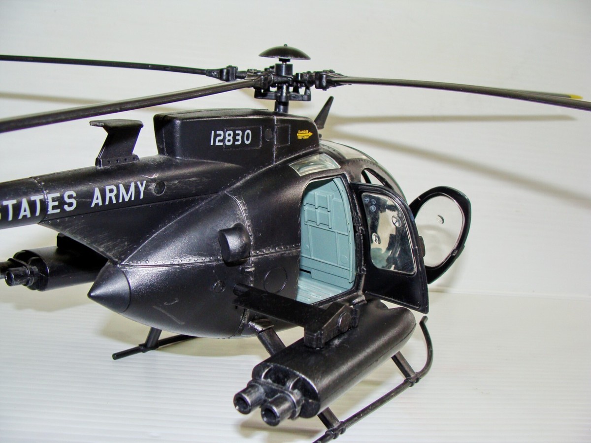 1:18 BBI Elite Force U.S Army Attack MH-6 Little Bird Night 1:18 BBI Elite Force U.S Army Attack MH-6 Little Bird Night
