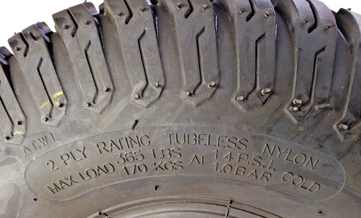2 15x6.00-6 Go Kart Fun Cart Tire NHS 15x600-6 15/6.00-6 15/600-6