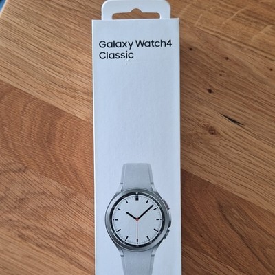 Samsung Galaxy Watch4 Classic SM-R890 46mm Silber Edelstahl 16GB Wear OS weiß