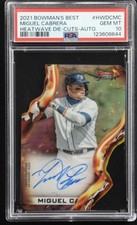 2021 Bowman's Best - Heatwave Die-Cut Autographs Miguel Cabrera #HWDC-MC /150 