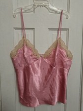 Cinema Etoile Seductivewear Size XL Pink Lace Babydoll Nightgown Cami Slip A7