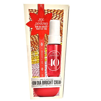 Sol de Janeiro Glow Gift Set Bom Dia Bright 40 Big Cream 75ml + 1 oz Spray