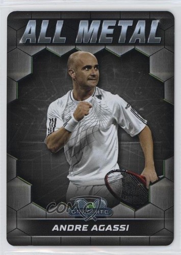 Andre Agassi #ALM-1 — 2024 Topps Graphite All Metal tennis card