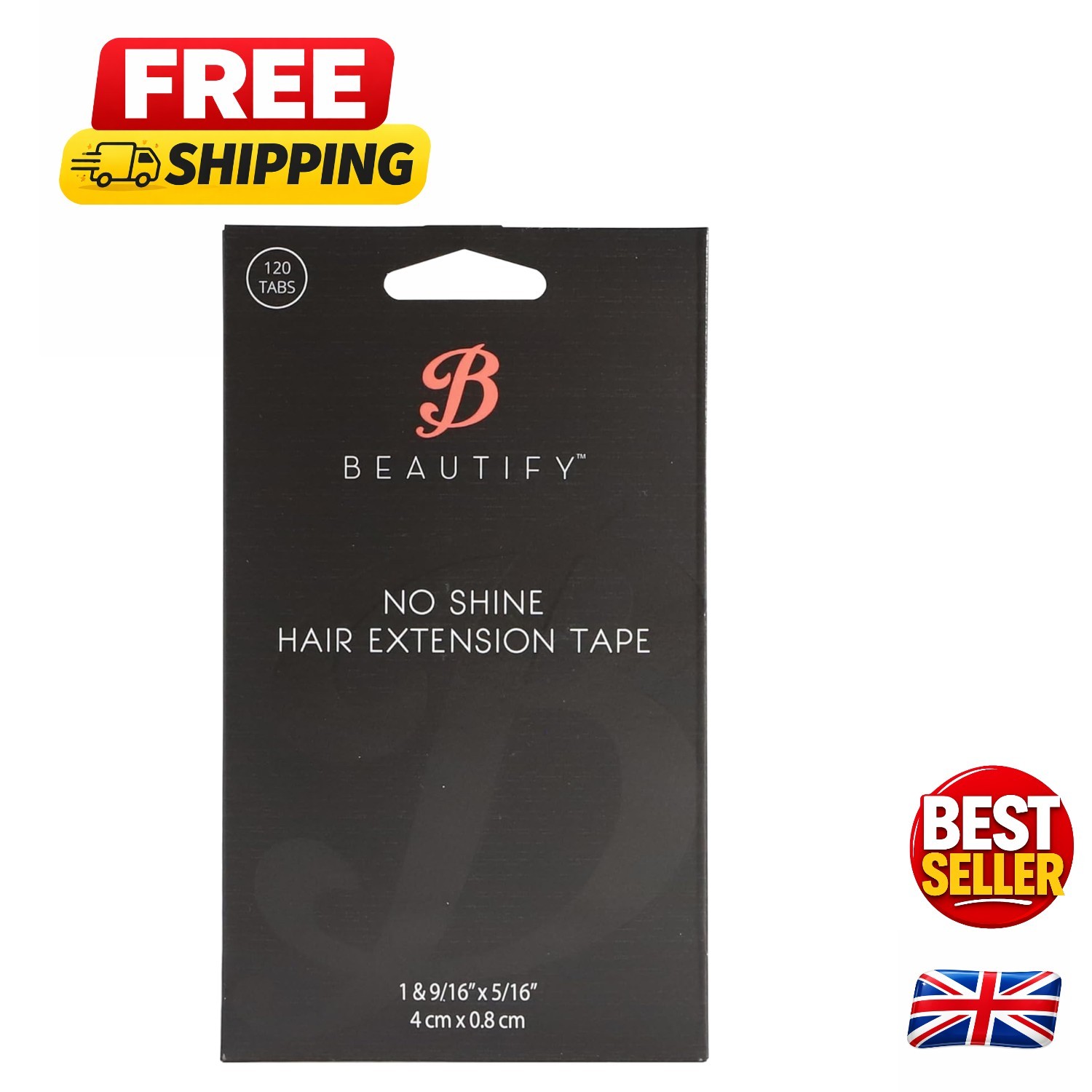 Comfortable Tape-in Hair Extension Adhesive - Beautify 120 Hypoallergenic Tabs