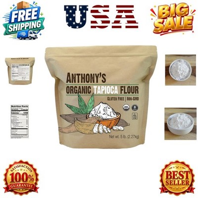 Organic Tapioca Flour Starch, 5lbs, Gluten Free & Non GMO