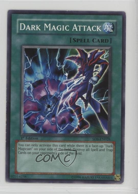 Dark Magic Attack 1st Ed. YuGiOh Spellcaster's Judgment #SD6-EN026 2006