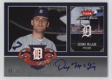 2006 Fleer Greats of the Game Tigers 8/30 Denny McLain #DET-DM Auto e6p