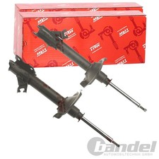 2x TRW GASDRUCK STOßDÄMPFER VORDERACHSE passend für NISSAN X-TRAIL I (T30) SUV