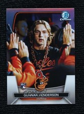 2023 Bowman Chrome Rookie Image Variation Gunnar Henderson #10 Rookie RC
