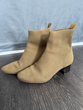 Everlane The Glove Boots Ribbed Knit Tan Women's Size 7.5