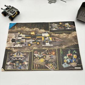 LEGO Rock Raiders Tunnel Transport 4980 Not Complete Has Figs & Instructions