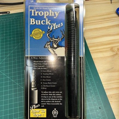 Vintage Rich N Tone Trophy Buck Plus Deer Call New HT-DG1