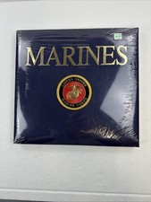 United States Marine Corps Leather Bonded Scrapbook NEW