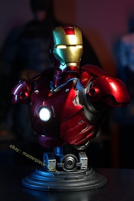 3109 Studio Iron Man Mark3 1/4 Scale Bust Ploystone Statue Resin Figure In Stock