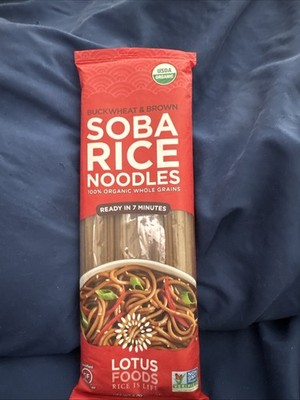 SOBA Rice Noodles 8 oz. Lotus Foods