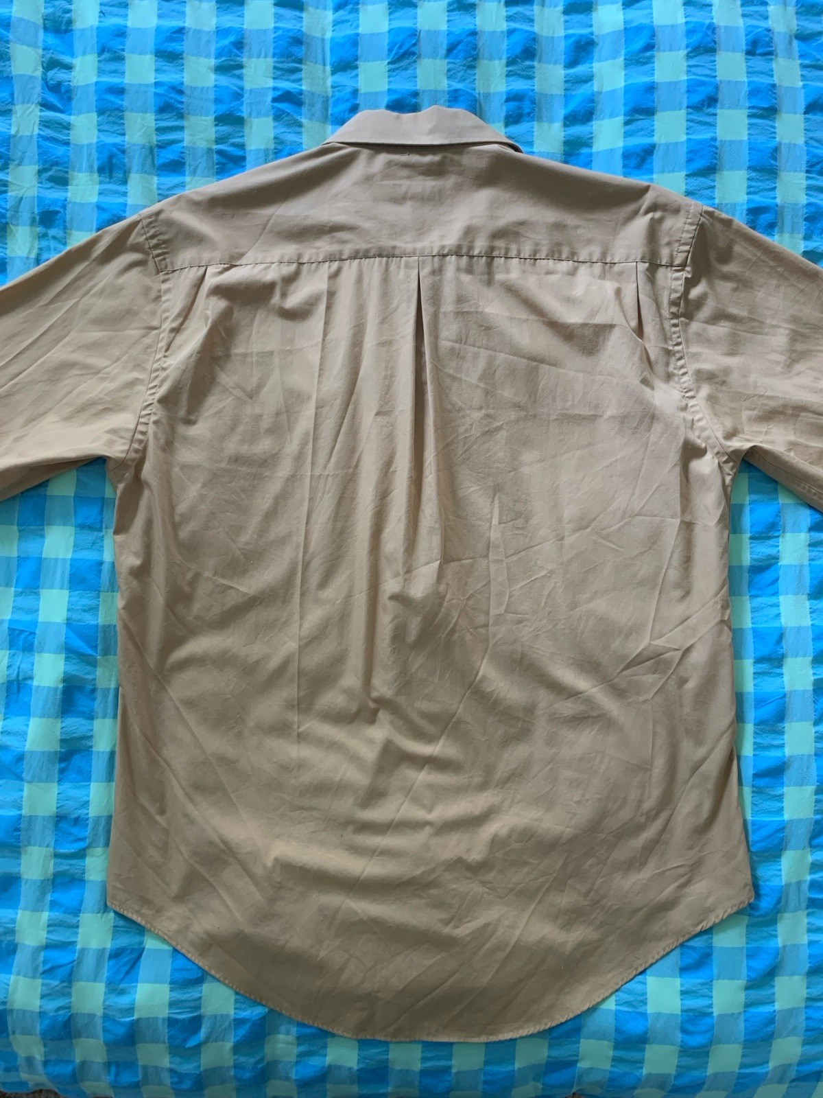 Camicia uomo Yves Saint Laurent 16 34 35 L giallo senape con bottoni vintage