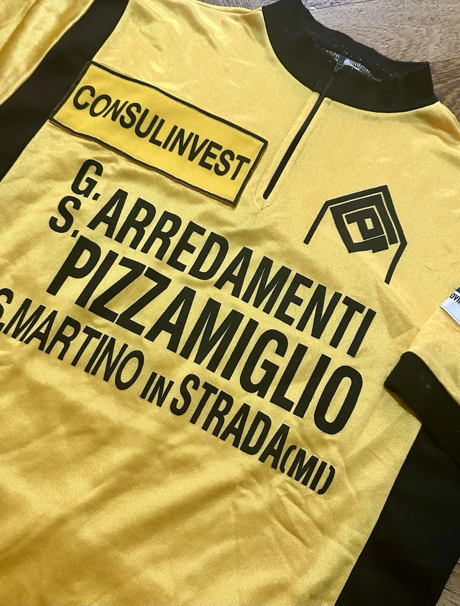 Set Cyclisme Vintage GS Arredamenti Pizzamiglio - Maillot Et Casquette, Taille M