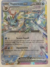 Vaporeon ex 023/131 Sv: Prismatic Evolutions Holo