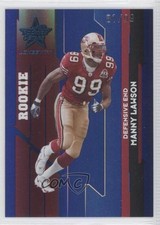 2006 Leaf Rookies & Stars Longevity Rookie Sapphire 81/99 Manny Lawson #250 0b0