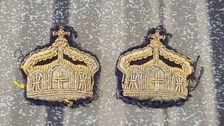 2 AUFLAGEN DER KAISERLICHE MARINE FÜR DIE UNIFORM OFFIZIERE !