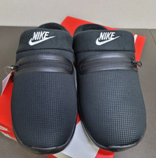 Nike Burrow Thermal Padded Slippers Man Shoes Black DC1456-002
