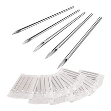 Body Piercing Needles, ATOMUS 50PCS Mixed Ear Nose Needles 12g 14g...