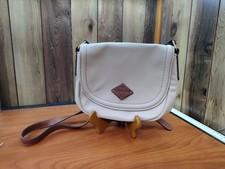 ST JOHN'S BAY CROSSBODY Tan Beige With Brown Trim  Westbay Saddle