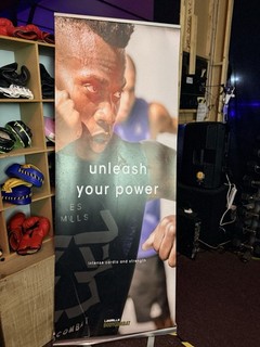 Les Mills BODYCOMBAT Pop Up Banner Rare