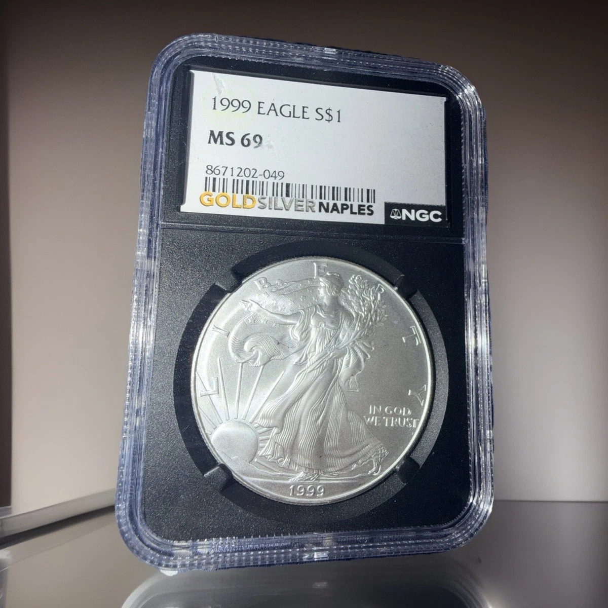 American Eagle MS 69 Graded 1999 Silver Bullion Coins for sale | eBay